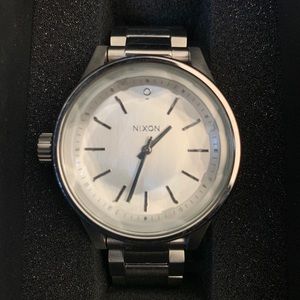 Nixon silver watch